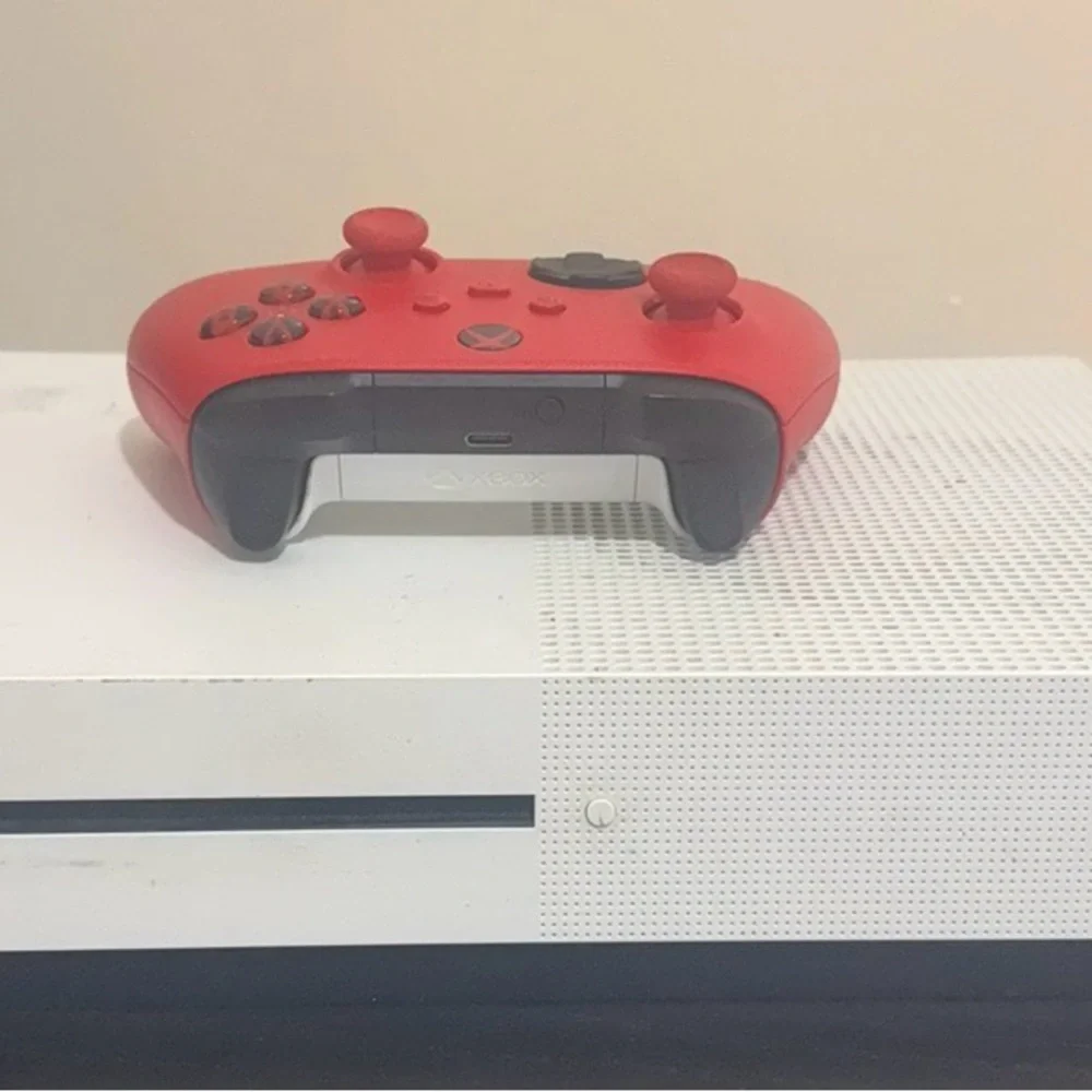 One S Console with Red Controller